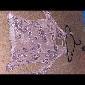 Charlotte Russe Cold Shoulder Top